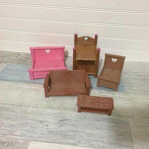 Battat LI'L WOODZEEZ Dollhouse Furniture